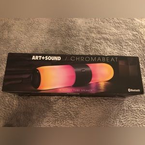 Art & Sound Chromabeat Bluetooth Wireless Tube Speaker NIB